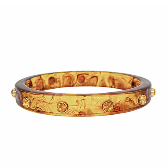 Crystal Station Acetate Bangle Bracelet - Picture 7 of 10